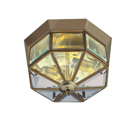 Searchlight Brass Flush Light Glass Fitting