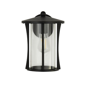 Southbrook 1Lt Outdoor Wall/Porch Light - Black - Comet Lighting