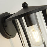 Southbrook 1Lt Outdoor Wall/Porch Light - Black - Comet Lighting