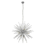 Starburst 10Lt Ceiling Pendant - Chrome & Glass - Comet Lighting