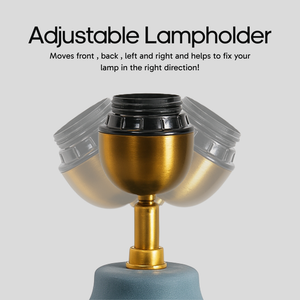 AARTIN EDEN TABLE LAMP IN CERAMIC WITH GLAZED GREEN PATTERN (BASE ONLY)