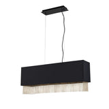 Bradfield 4Lt Pendant Ceiling Light w/ Black Shade