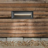 Searchlight Outdoor 1 Light Slot Wall Light Grey