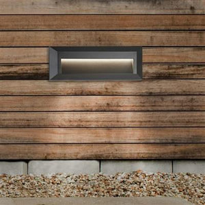 Searchlight Outdoor 1 Light Slot Wall Light Grey - Comet Lighting