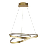 Luppitt LED Pendant Ceiling Light Gold Leaf