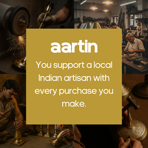 AARTIN GAMA FLOOR LAMP IN ANTIQUE BRASS & MATTE BLACK (BASE ONLY)