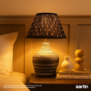 AARTIN EDEN TABLE LAMP IN CERAMIC WITH  OMBRE EFFECT (BASE ONLY)
