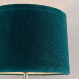 Winslet Table Lamp w/ Teal Shade - Comet Lighting