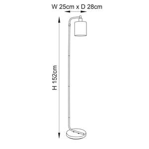 Toledo Floor Lamp - Comet Lighting