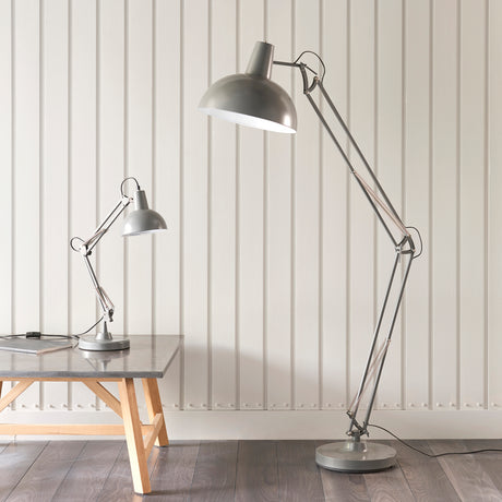 Marshall Task Table Lamp Grey/White