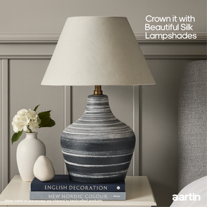 AARTIN EDEN TABLE LAMP IN CERAMIC WITH  OMBRE EFFECT (BASE ONLY)