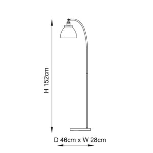 Hansen Task Floor Lamp - Comet Lighting