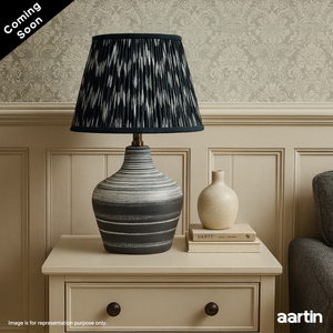 AARTIN EDEN TABLE LAMP IN CERAMIC WITH  OMBRE EFFECT (BASE ONLY)