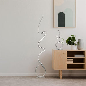 Hennock LED Floor Lamp Chrome - Comet Lighting