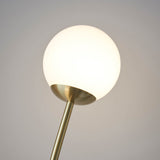 Bloom 2-Light Floor Lamp Satin Brass - Comet Lighting