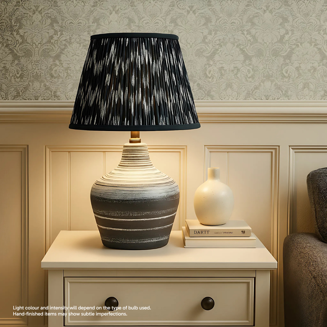 AARTIN EDEN TABLE LAMP IN CERAMIC WITH  OMBRE EFFECT (BASE ONLY)