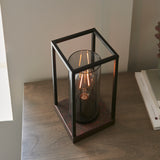 Ussuri Table Lamp Black/Bronze Patina - Comet Lighting