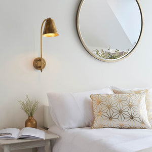 Radha Wall Light Antique Brass - Comet Lighting