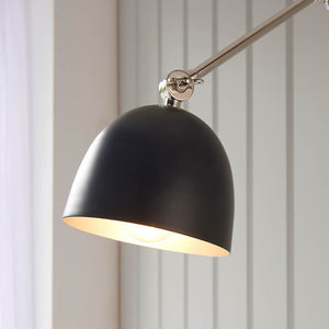 Lehal Swing Arm Wall Light Polished Nickel - Comet Lighting