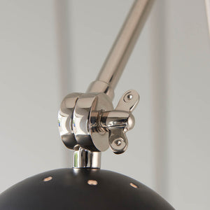 Lehal Swing Arm Wall Light Polished Nickel - Comet Lighting
