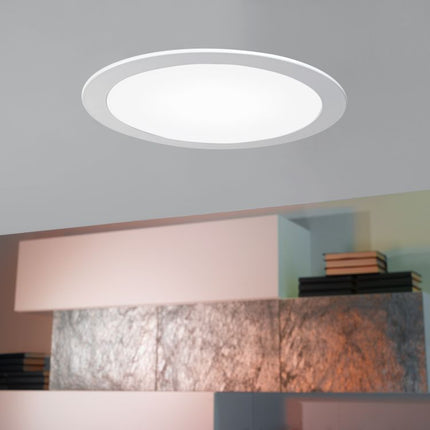 Eglo FUEVA 1 - LED Recessed Ceiling/Wall Light Satin Nickel