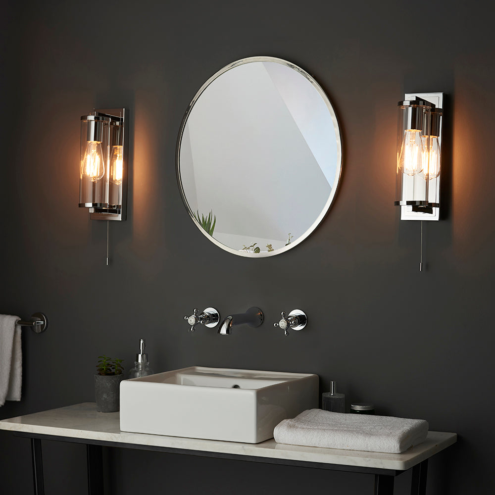 Taylor Wall Chrome plate & clear glass
