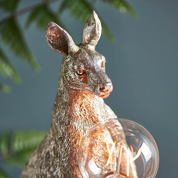 Kangaroo Table Vintage silver paint & chrome plate