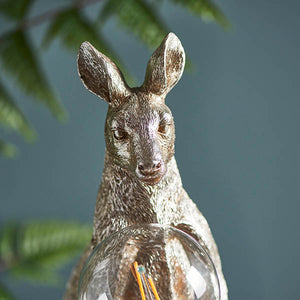 Kangaroo Table Vintage silver paint & chrome plate