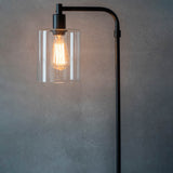 Toledo Floor Lamp Matt Black - Comet Lighting