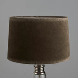 Winslet Table Lamp w/ Grey Shade - Comet Lighting