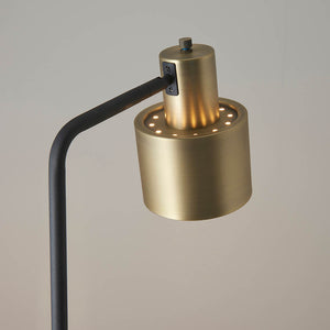 Mayfield Task Floor Antique Brass - Comet Lighting