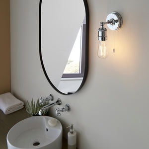 Bomu Wall Light Chrome - Comet Lighting