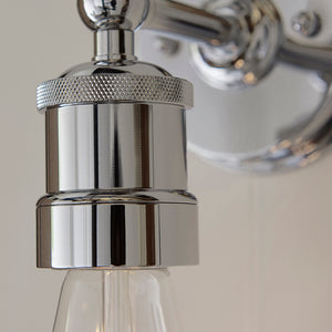 Bomu Wall Light Chrome - Comet Lighting