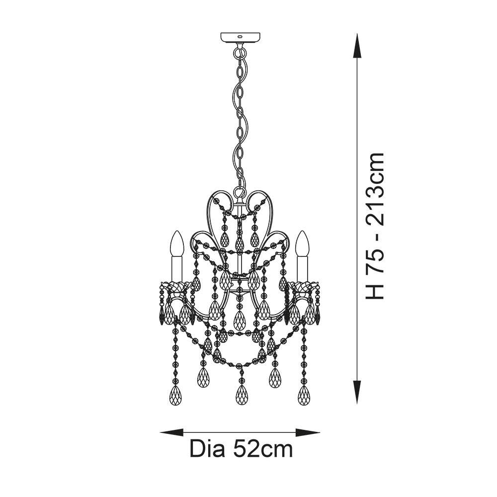 Berkley 3lt pendant