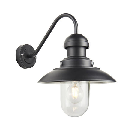 Hereford Outdoor Wall Light A Black