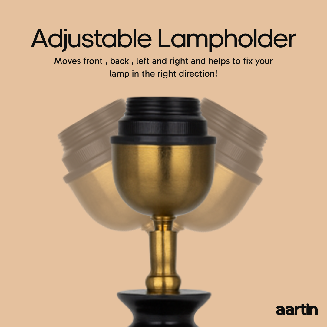 AARTIN TRIPOD FLOOR LAMP IN ANTIQUE BRASS (BASE ONLY)