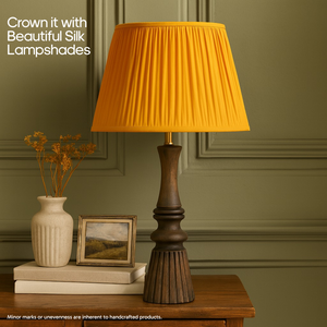 AARTIN CELESTIA TABLE LAMP IN WOOD WITH DARK NATURAL WOOD FINISH (BASE ONLY)