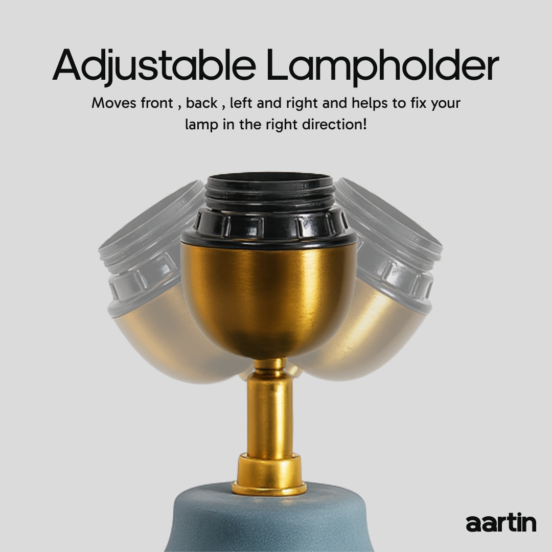 AARTIN EDEN TABLE LAMP IN CERAMIC WITH  OMBRE EFFECT (BASE ONLY)