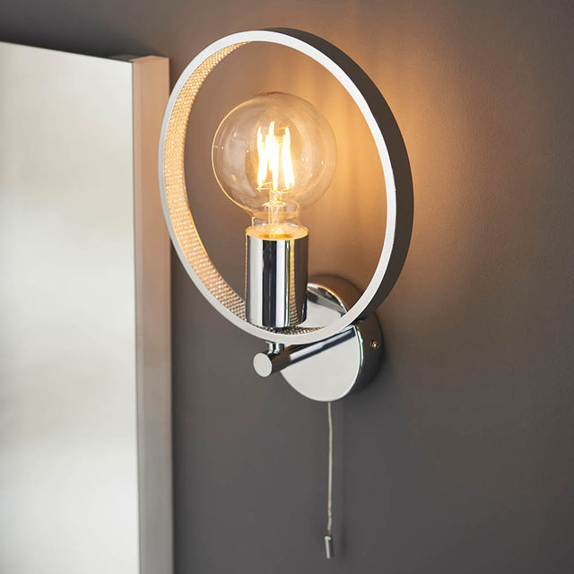 Merola Wall Light Chrome Plated - Comet Lighting