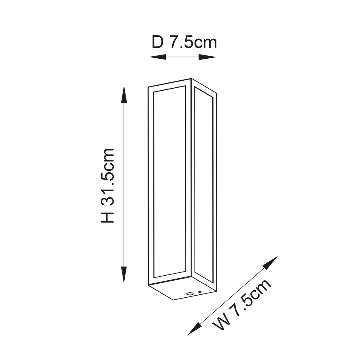 Newham 2Lt Wall Light Chrome Plated Frosted Glass - Comet Lighting