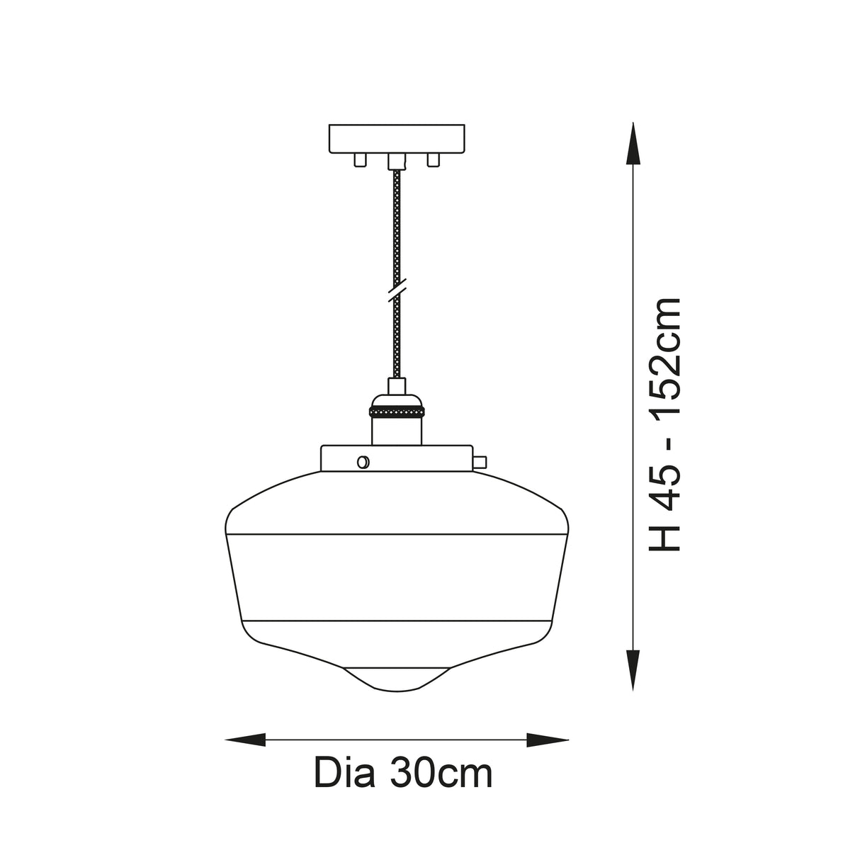 Ohio Pendant Ceiling Light Polished Nickel w/ Opal Glass - Comet Lighting