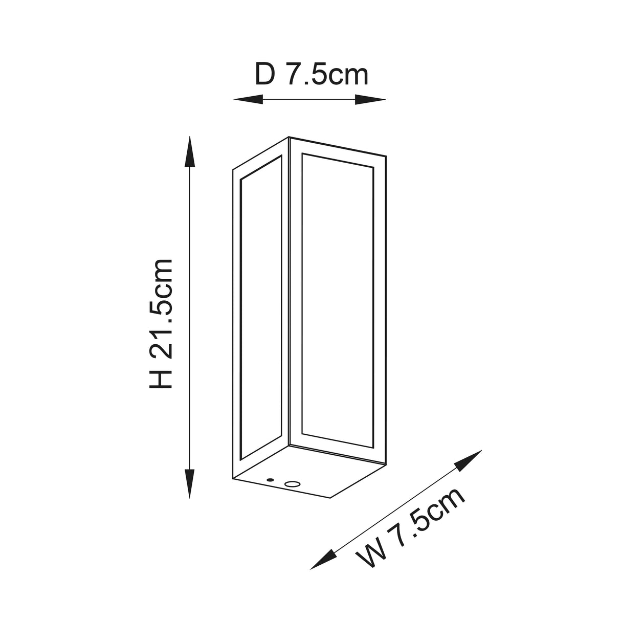 Newham Wall Light Chrome Plated Frosted Glass - Comet Lighting