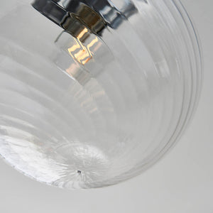 Milston Flush Ceiling Light Chrome Plated