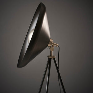 Battle Floor Lamp Matt Nickel