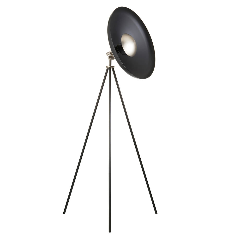 Battle Floor Lamp Matt Nickel
