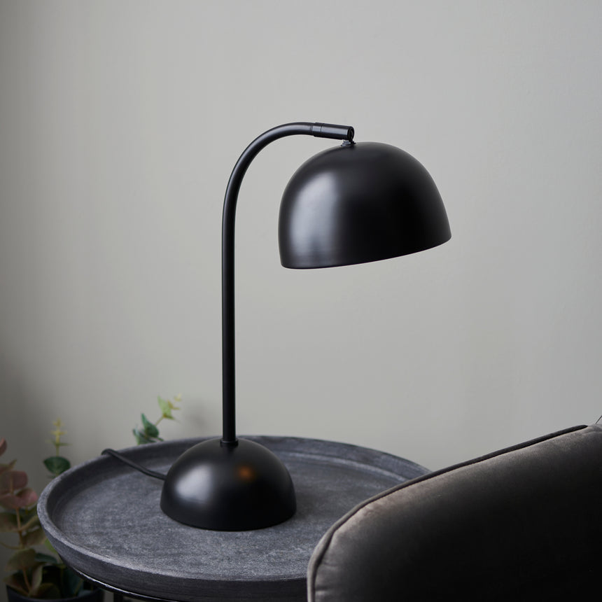 Brodey Table Lamp Matt Black