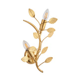 Nossob 2Lt Wall Light Gold Leaf