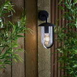 Quinn Outdoor Wall Light Black - Comet Lighting