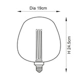 Endon E27 LED Roves Green to Pink Ombre 2.8w 1800k 100lm - Comet Lighting