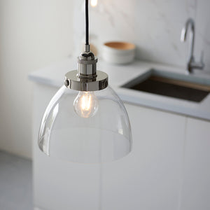 Mourne Pendant Ceiling Light Bright Nickel